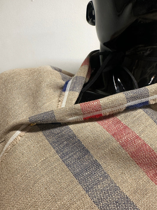 Italian Flax Striped Linen Canvas