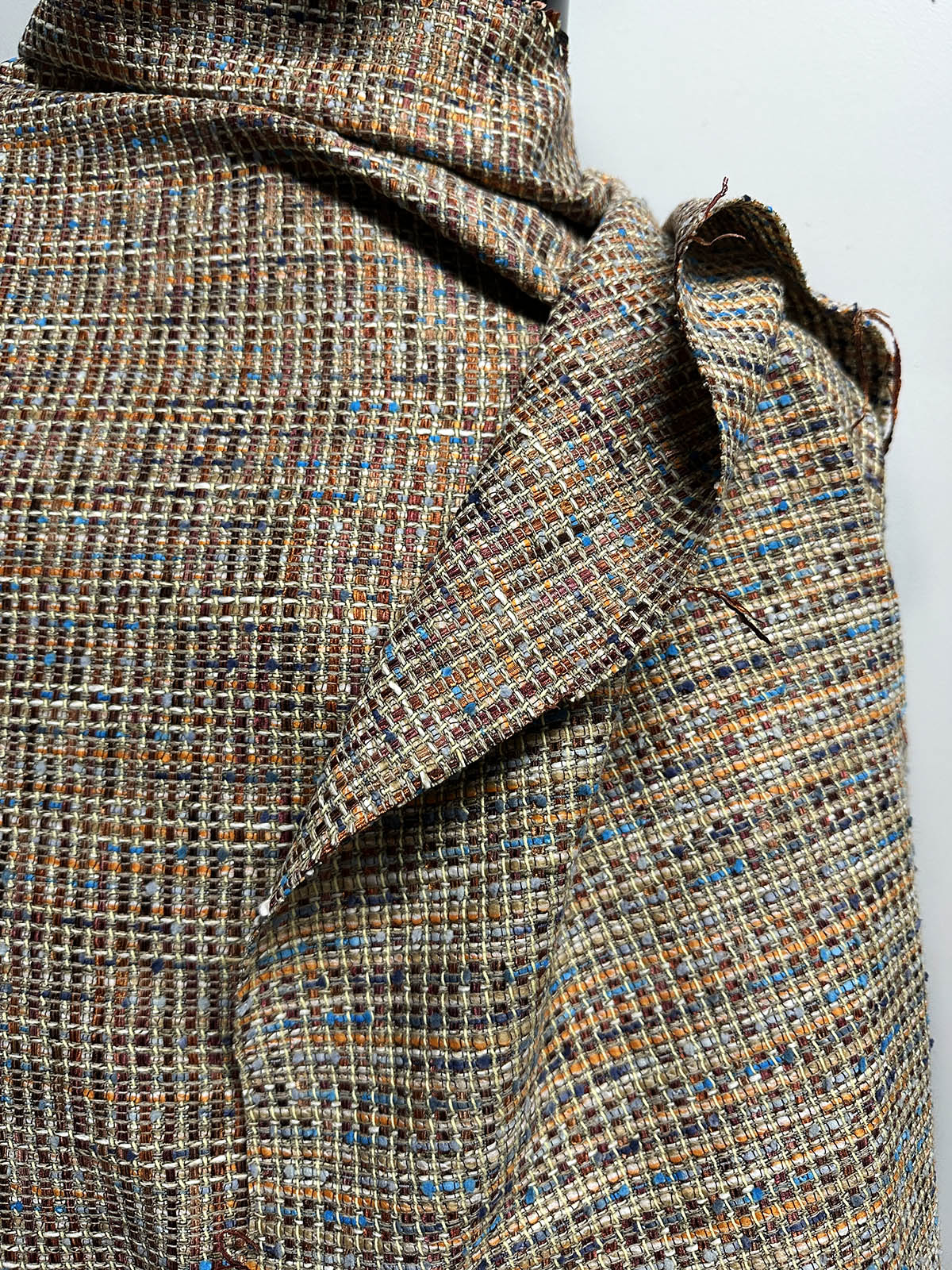 Italian Earthy Ribbon Tweed