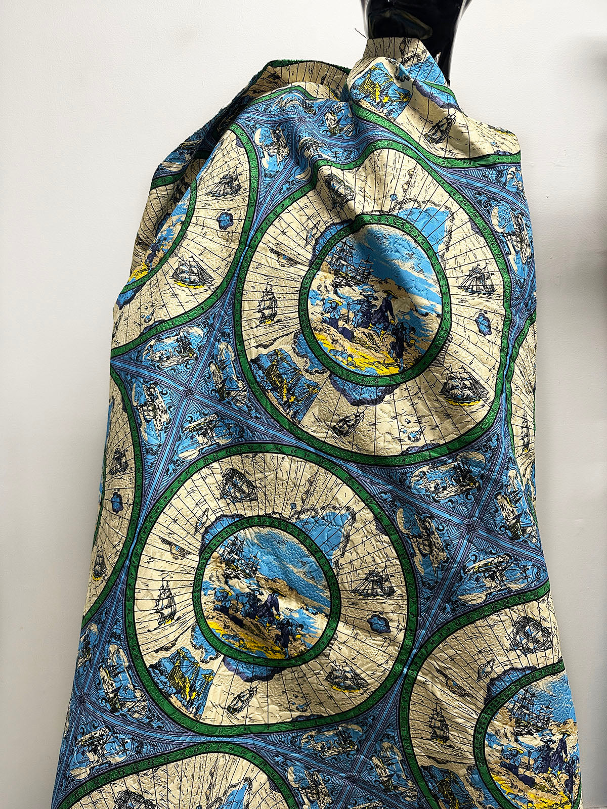 1.5 Yards Last Piece Ratti Maritime Matlassé