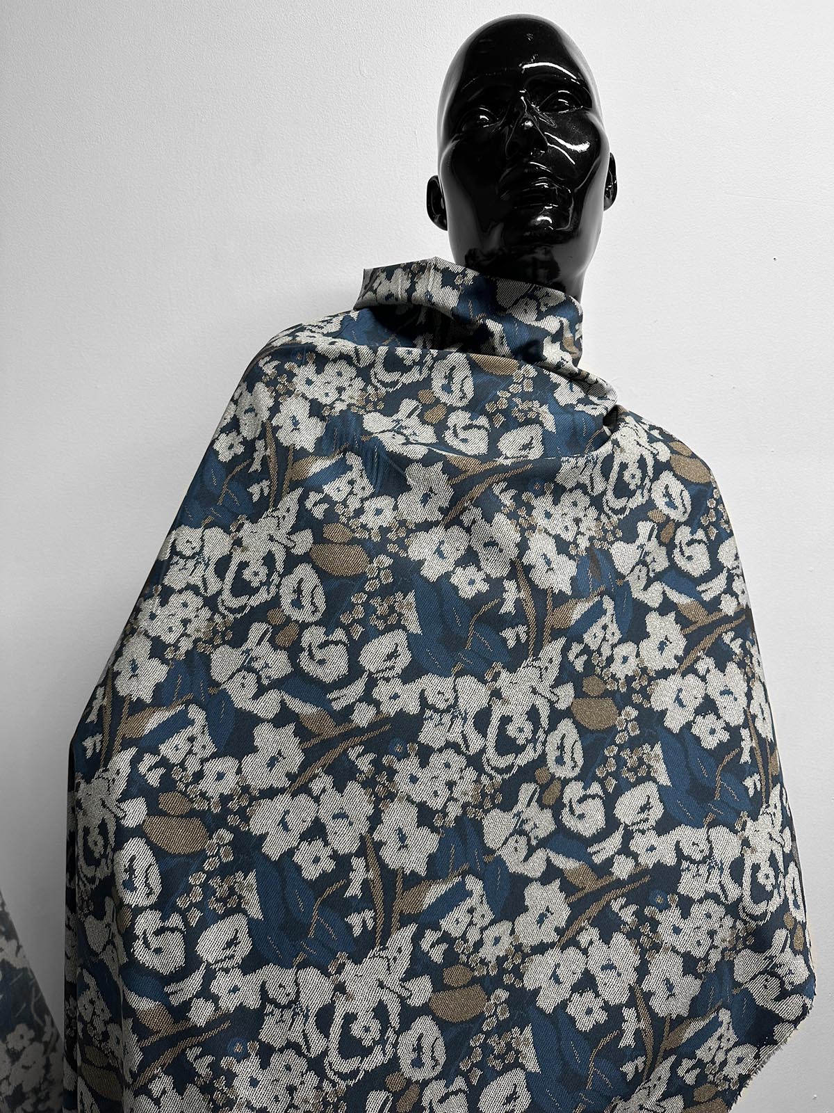 Italian Sweater Floral Print Cotton Shirting