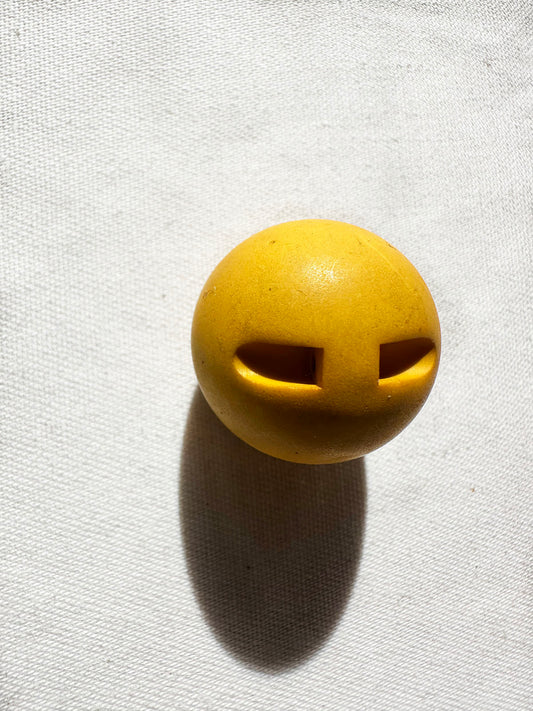 Vintage Italian Matte Ball Buttons Goldenrod