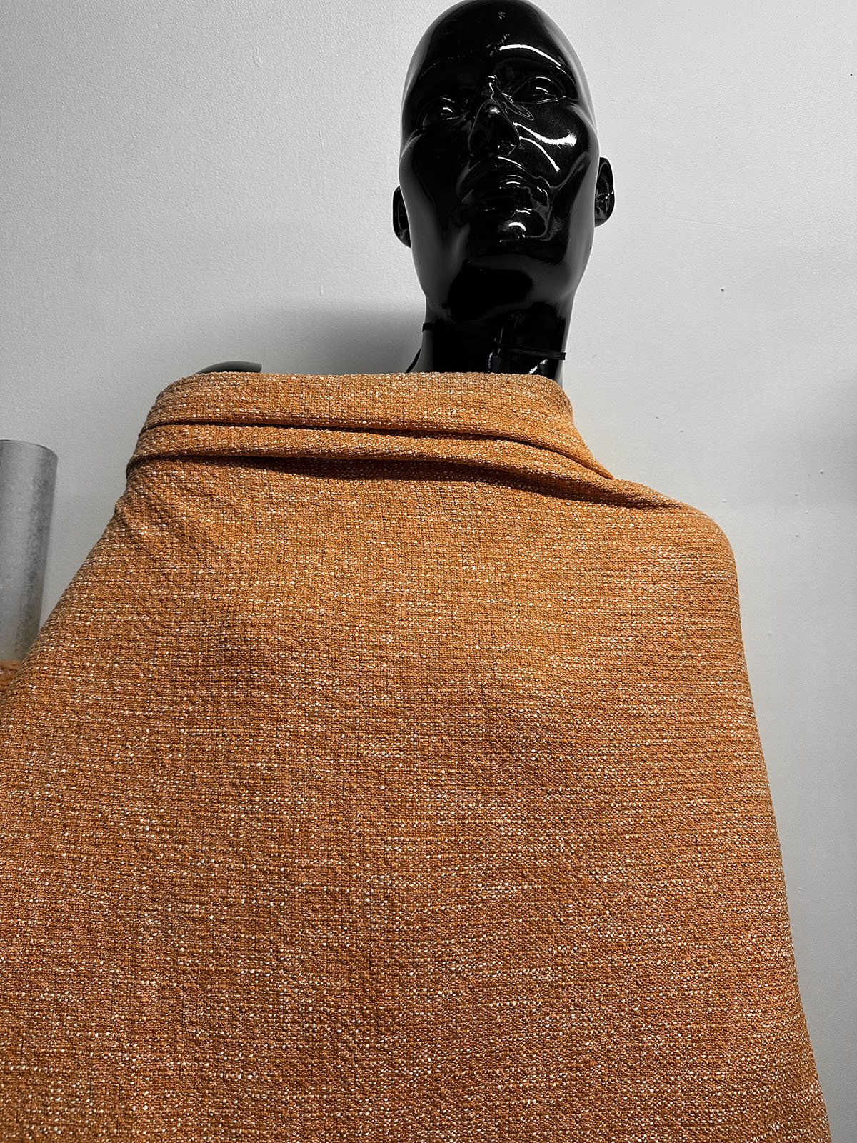 Burnt Orange Soft Textured Cotton - L'Etoffe Fabrics LLC