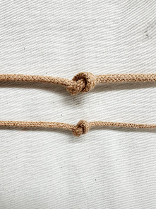 Color Grown Organic Cotton Drawstring Cord - L'Etoffe Fabrics LLC
