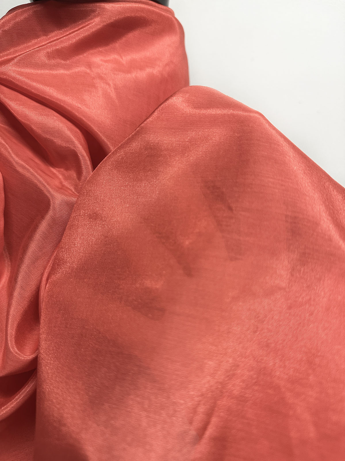 Coral Silk Cotton Voile - L'Etoffe Fabrics LLC