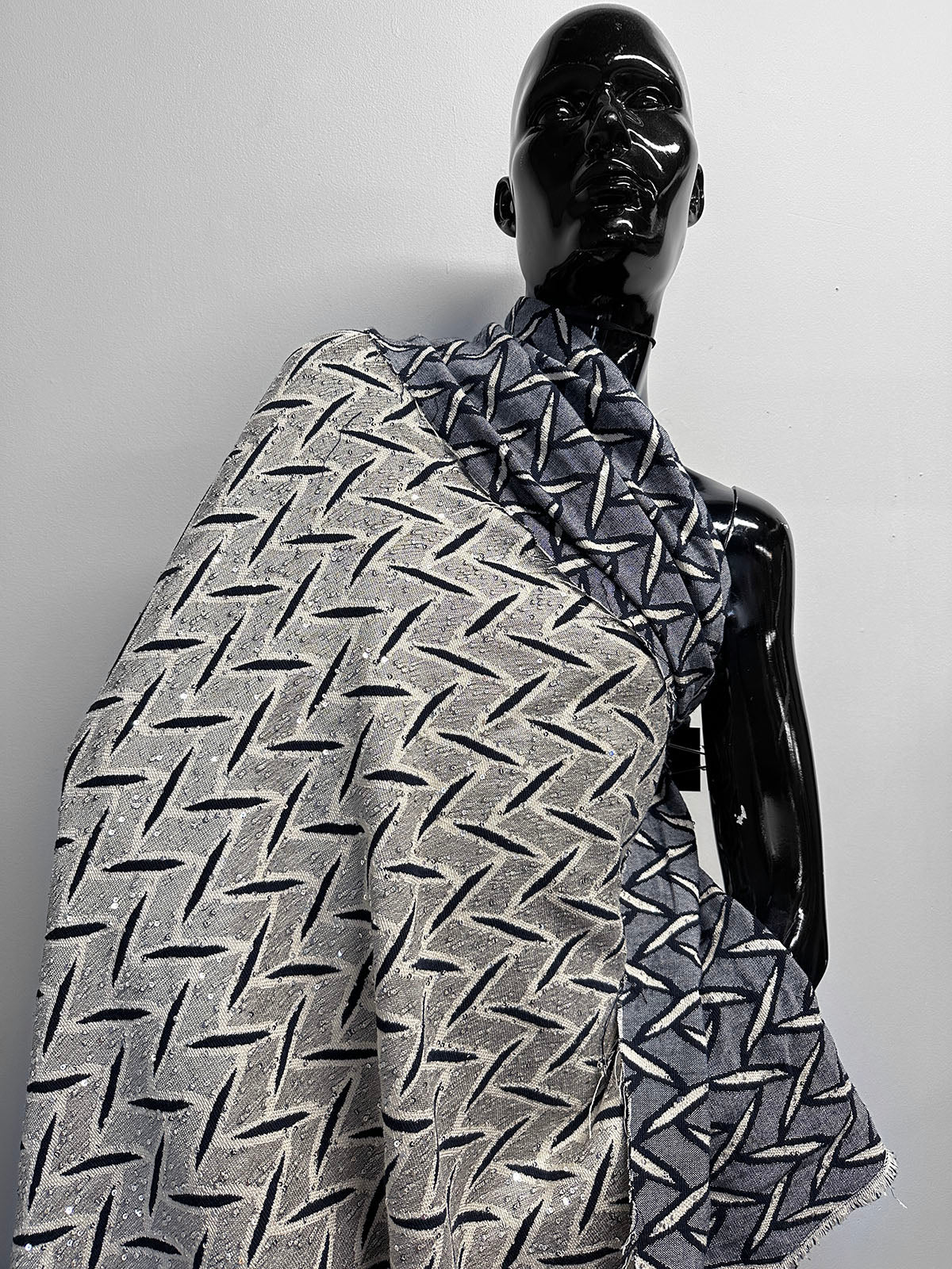 Double Faced G.A. Sateen Evening Piece - L'Etoffe Fabrics LLC