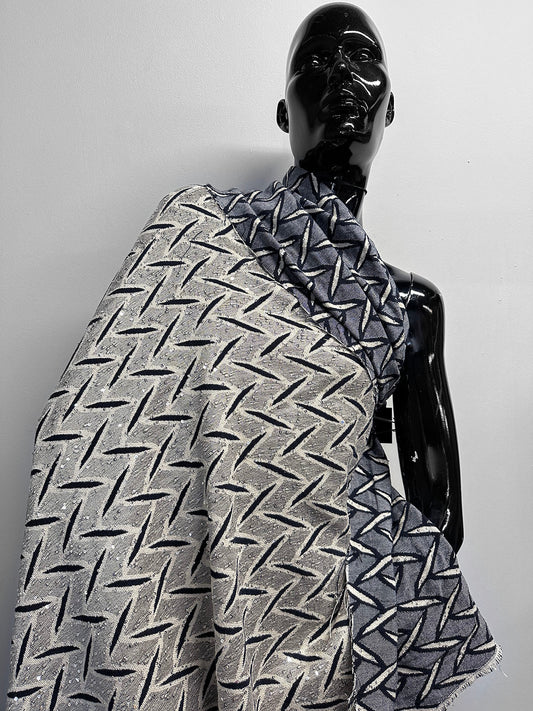 Double Faced G.A. Sateen Evening Piece - L'Etoffe Fabrics LLC