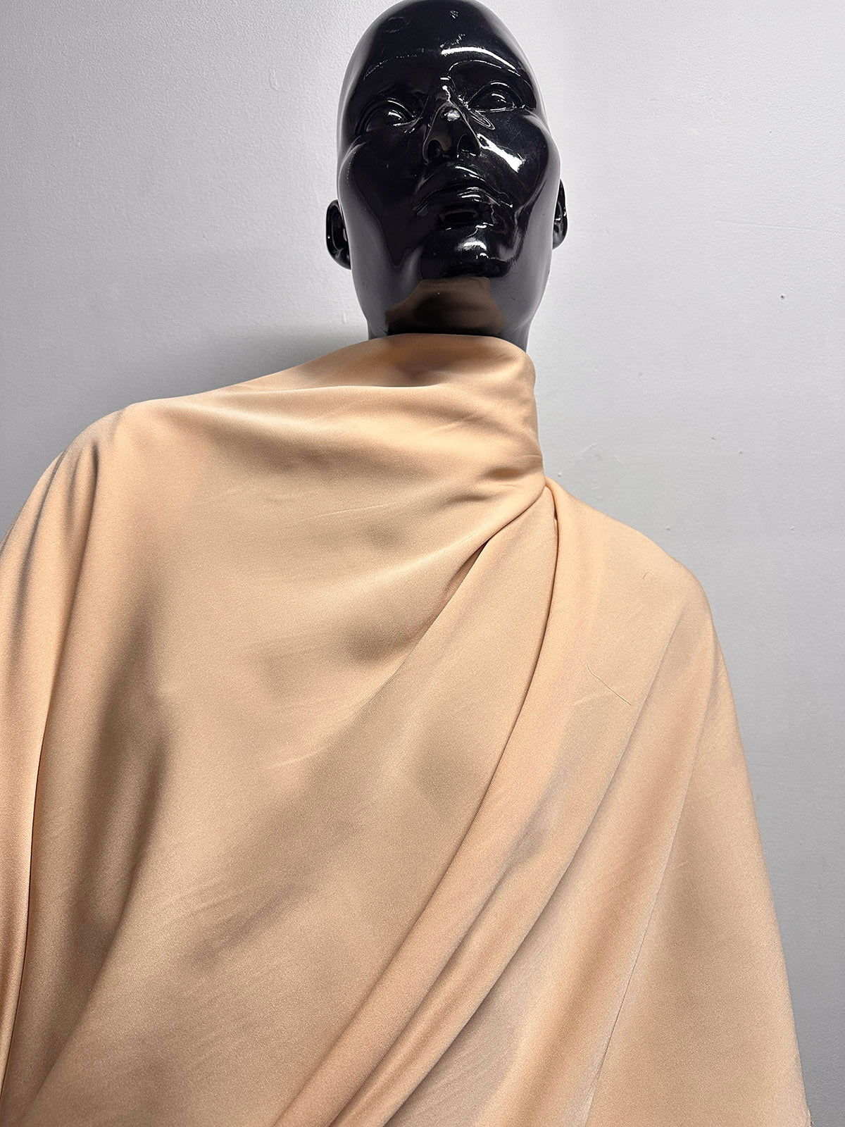 Double Silk Georgette In Desert Sand - L'Etoffe Fabrics LLC