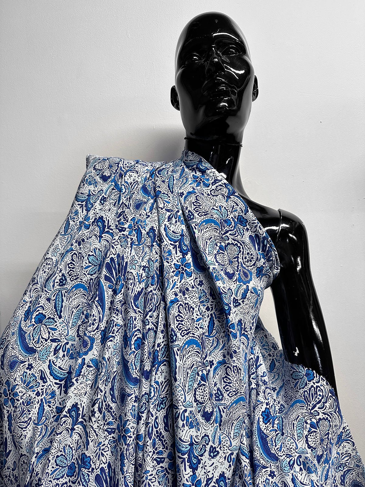 From The Sea Silk Crepe De Chine - L'Etoffe Fabrics LLC
