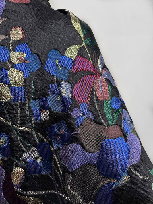 Garden Party After Dark Jacquard - L'Etoffe Fabrics LLC