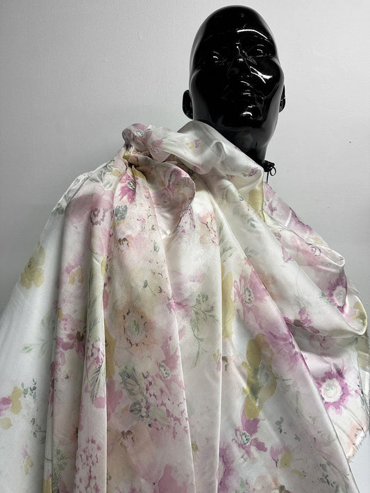 Garden Party: Diaphanous Floral Silk - L'Etoffe Fabrics LLC