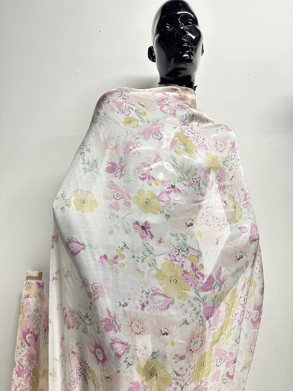 Garden Party: Diaphanous Floral Silk - L'Etoffe Fabrics LLC