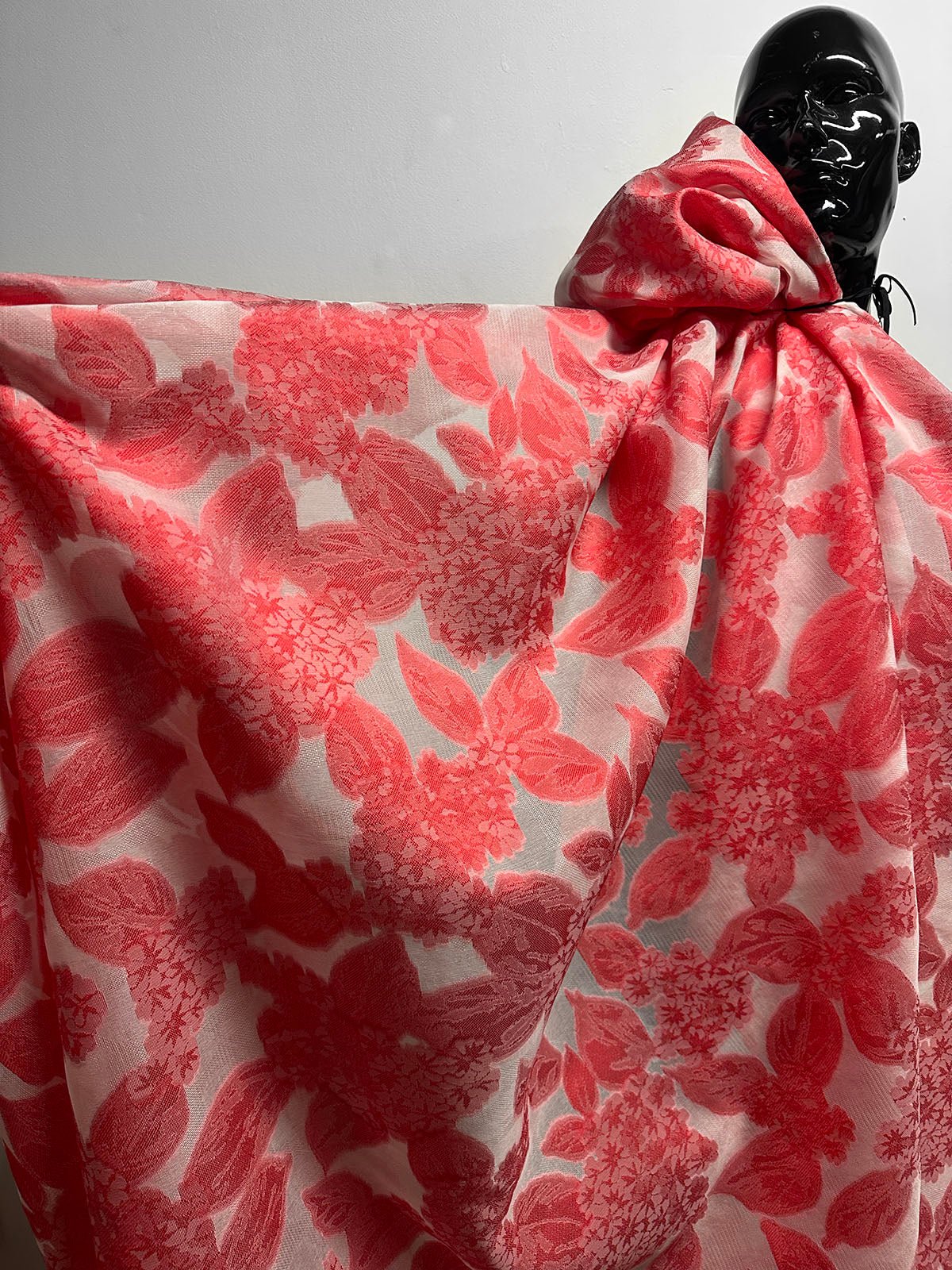 Garden Party Hydrangea Silk Organza Jacquard - L'Etoffe Fabrics LLC
