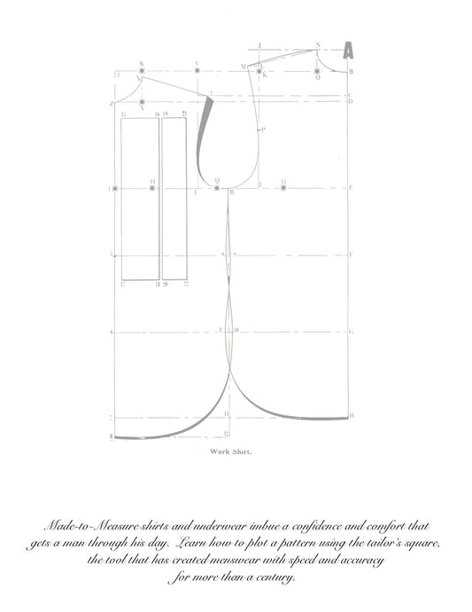 Harry Simons Drafting Men's Shirts and Undergarments E Book - L'Etoffe Fabrics LLC