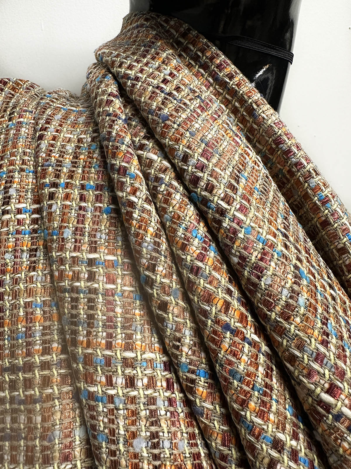Italian Earthy Ribbon Tweed - L'Etoffe Fabrics LLC