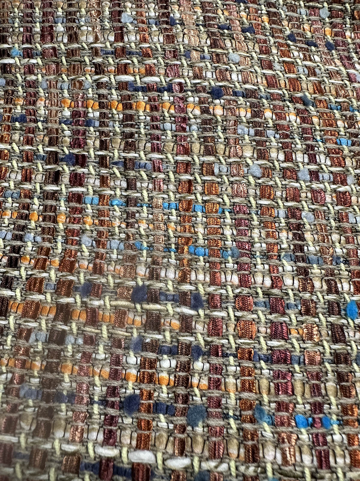 Italian Earthy Ribbon Tweed - L'Etoffe Fabrics LLC