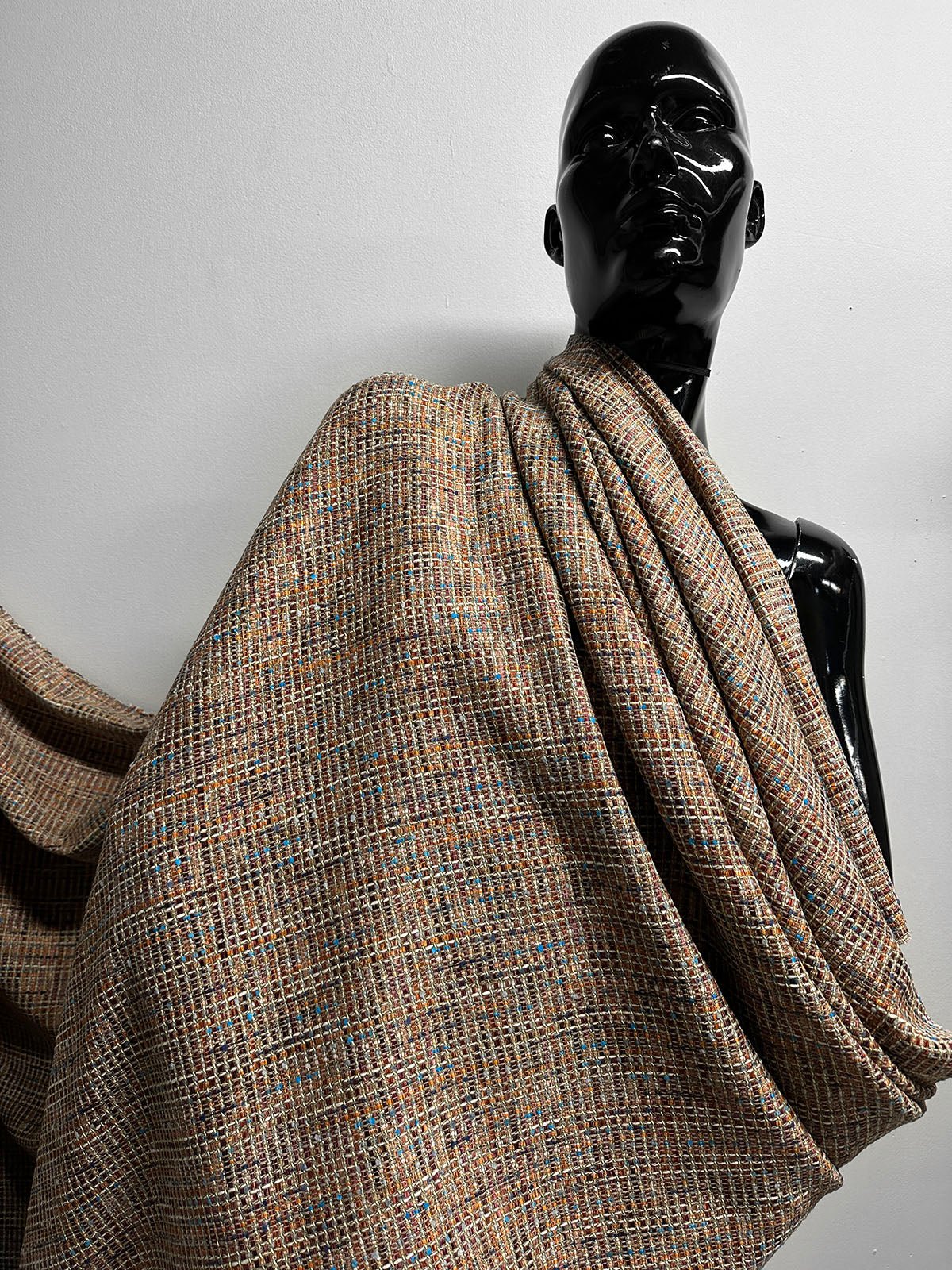 Italian Earthy Ribbon Tweed - L'Etoffe Fabrics LLC