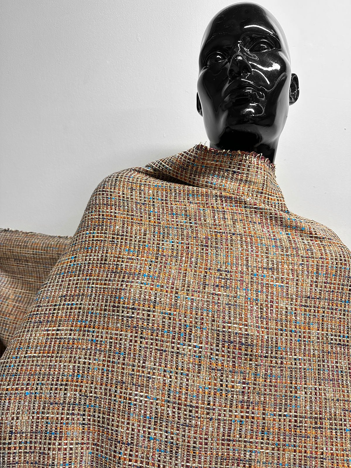 Italian Earthy Ribbon Tweed - L'Etoffe Fabrics LLC