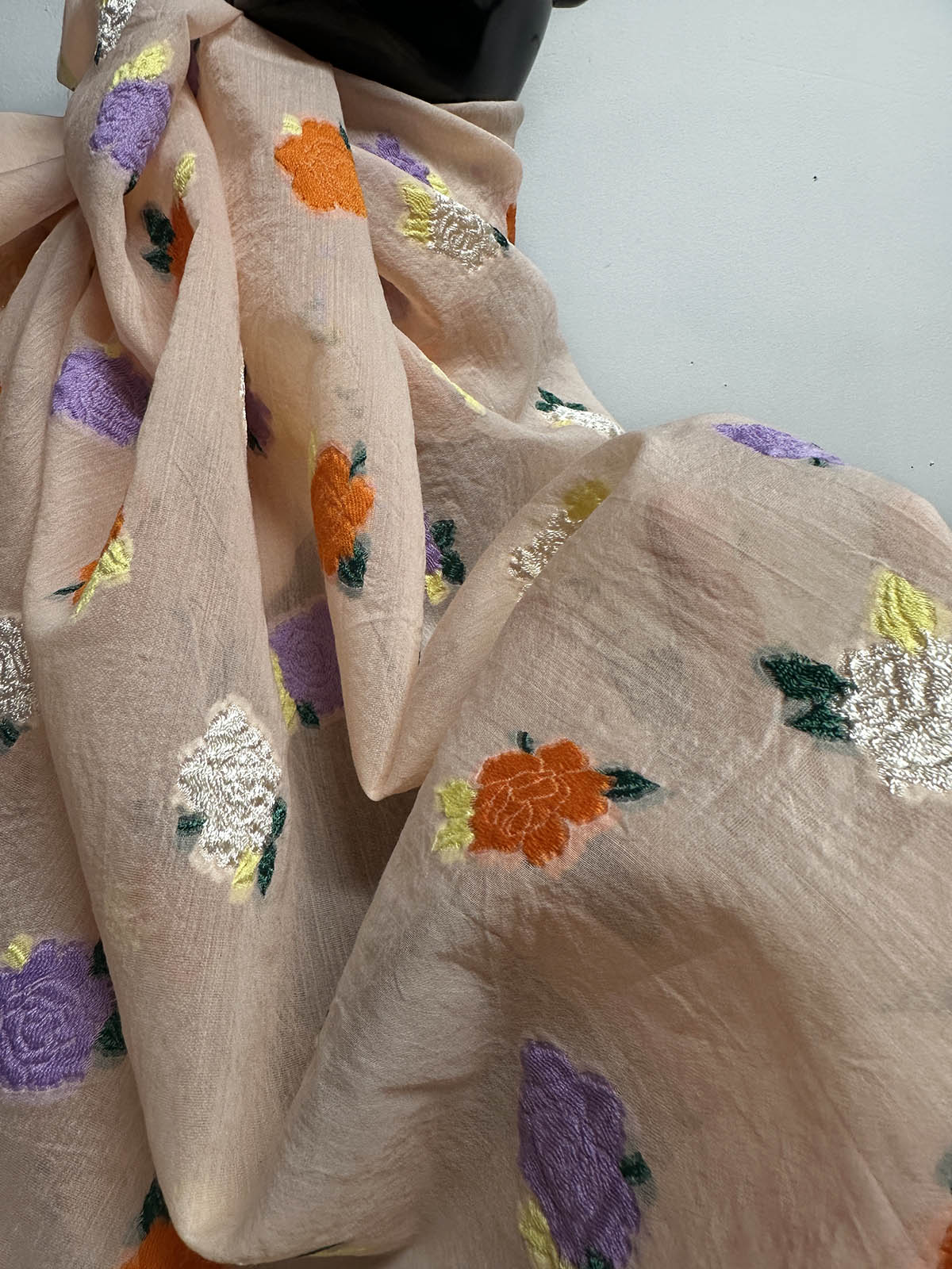 Italian Jacquard Floral Garden Party - L'Etoffe Fabrics LLC
