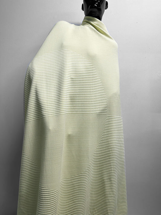 Italian Textured Disc Knit Panel - L'Etoffe Fabrics LLC