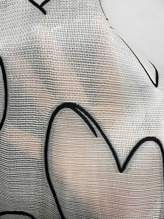 Italian "Treat Me Right" Silk Cotton Organza - L'Etoffe Fabrics LLC