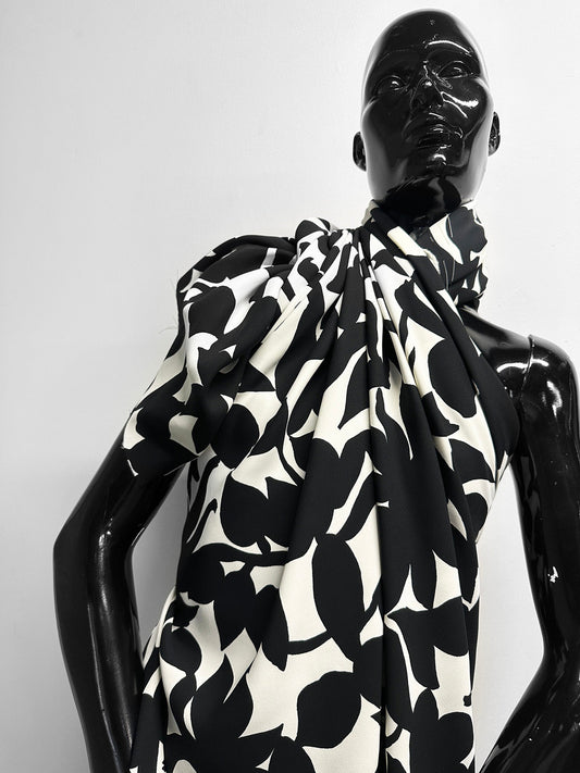 Luxury Floral Crepe Print - L'Etoffe Fabrics LLC