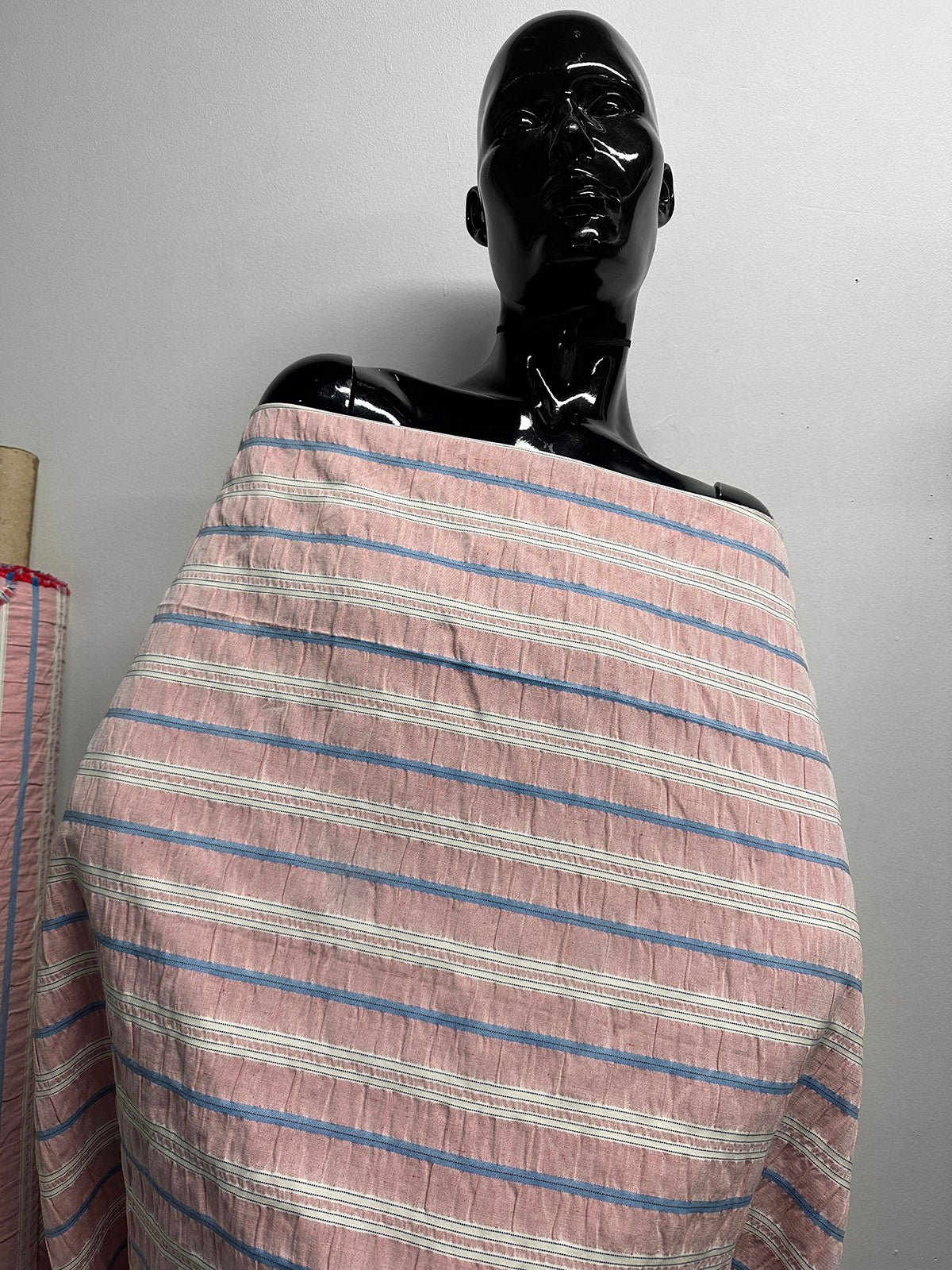 Puckered Striped Ribbon Cotton - L'Etoffe Fabrics LLC