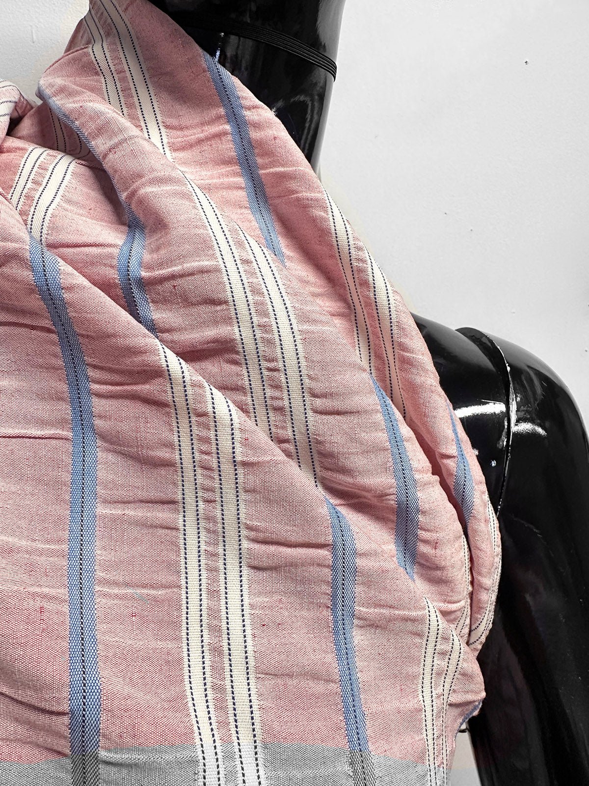 Puckered Striped Ribbon Cotton - L'Etoffe Fabrics LLC