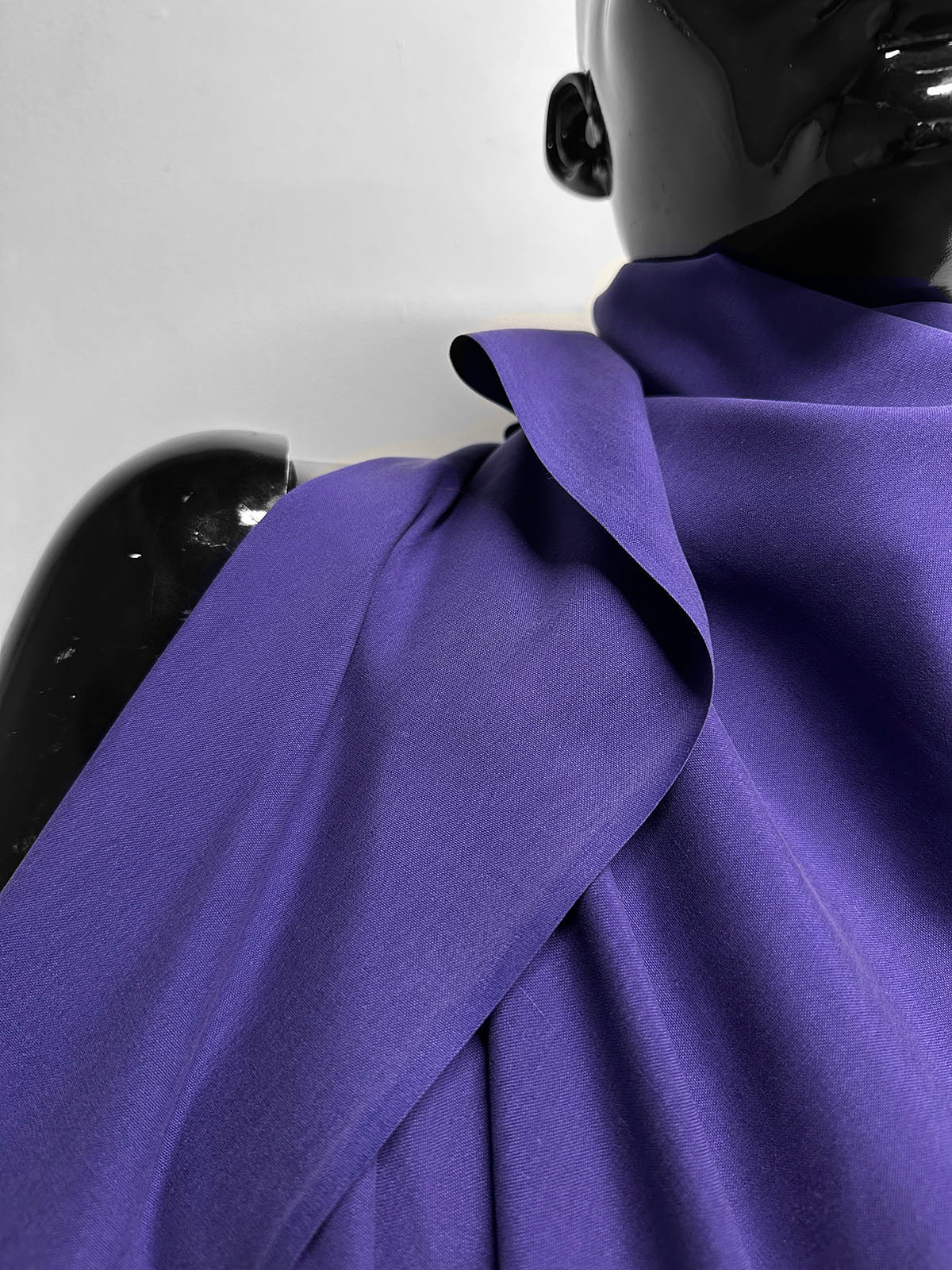 Purple Sandwashed Silk Broadcloth - L'Etoffe Fabrics LLC