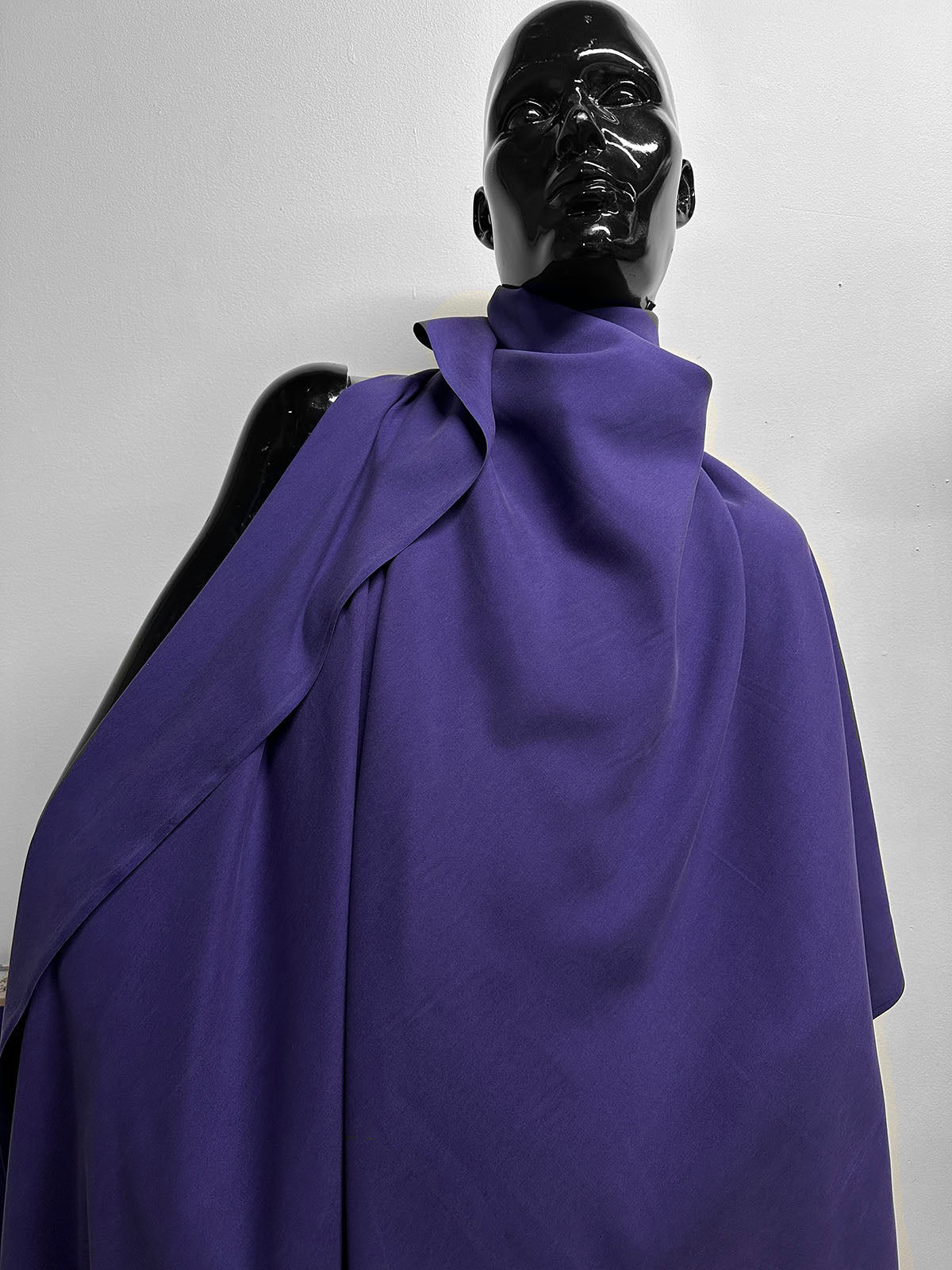 Purple Sandwashed Silk Broadcloth - L'Etoffe Fabrics LLC