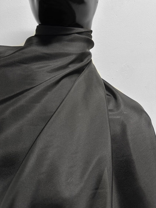 Silk Habotai Wide Pewter - L'Etoffe Fabrics LLC