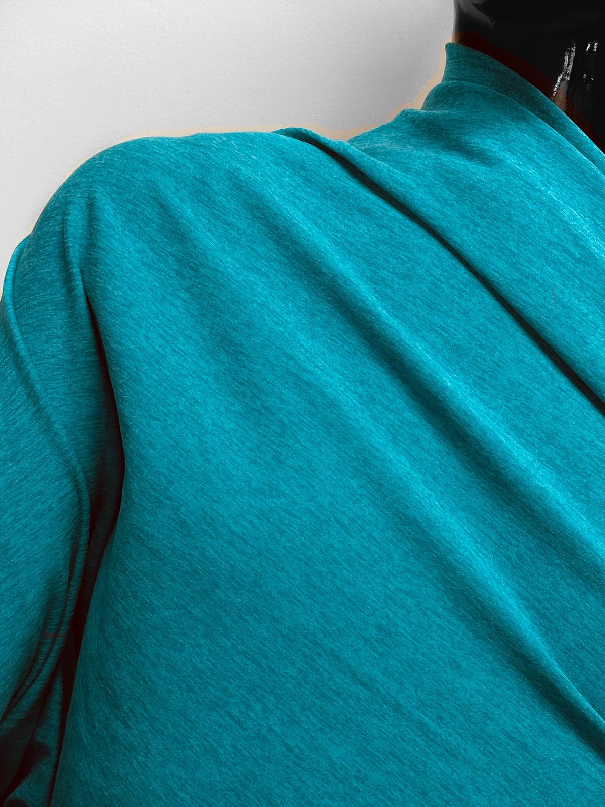 Turquoise Spacedye 4 Way Spandex - L'Etoffe Fabrics LLC