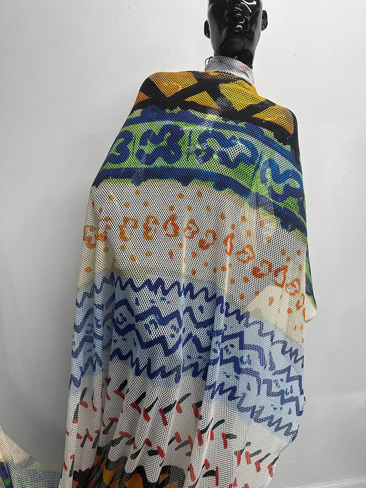 Westwood Anglomania Collectors Piece Mesh Print - L'Etoffe Fabrics LLC