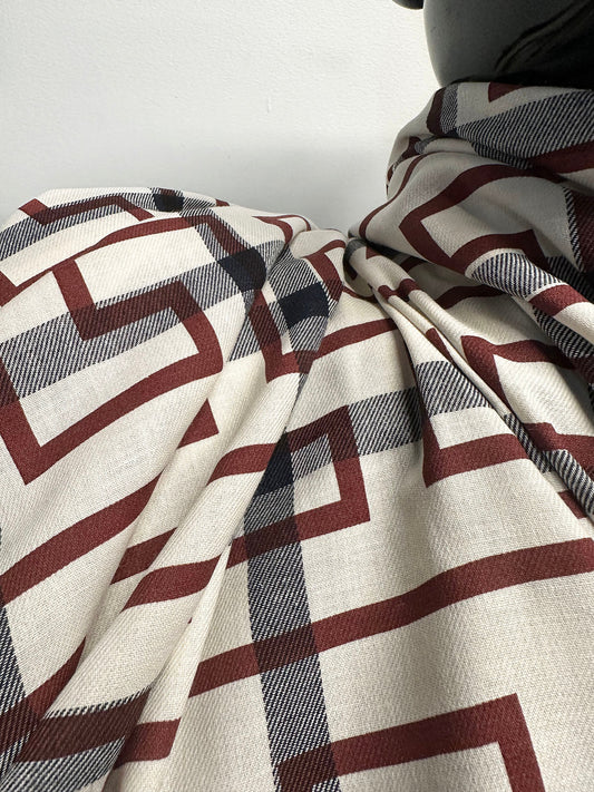 Westwood Mediterranean Summer Cotton Twill Shirting - L'Etoffe Fabrics LLC