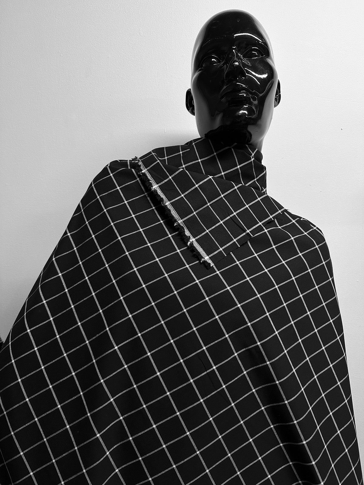 Window Pane Check Cotton Broadcloth - L'Etoffe Fabrics LLC