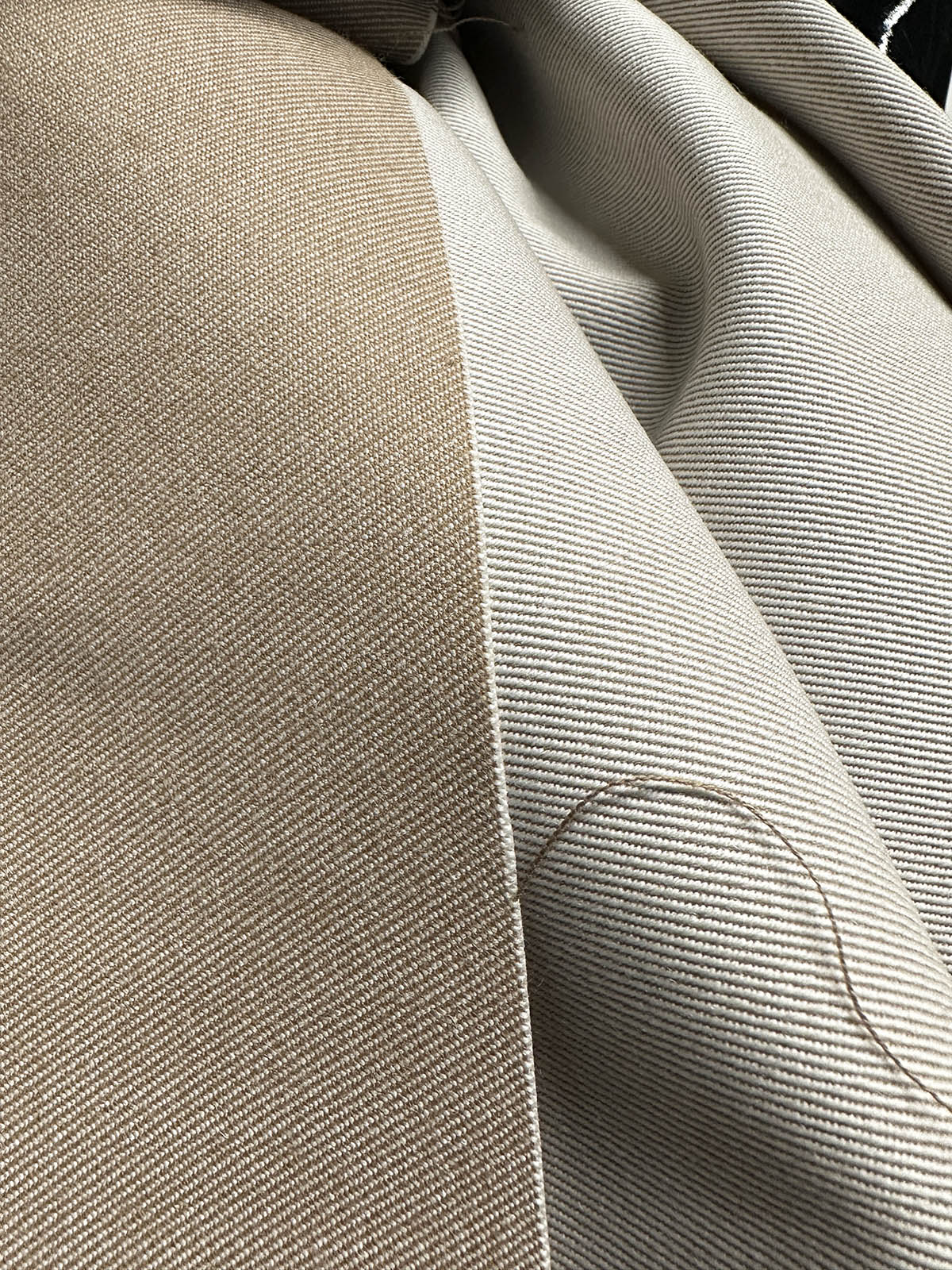 2 1/4 Yards Silk Cotton Pant Twill - L'Etoffe Fabrics LLC