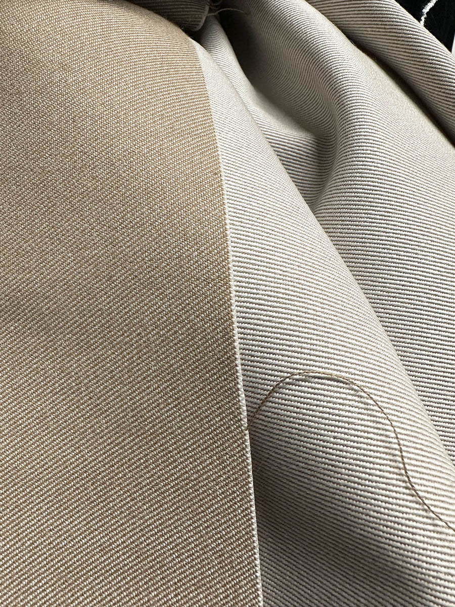 2 1/4 Yards Silk Cotton Pant Twill - L'Etoffe Fabrics LLC