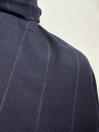 2 5/8 Yards BC Wool Linen Striped Soft Twill Weave - L'Etoffe Fabrics LLC