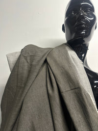 2 7/8 Yards Moroccan Mud Cotton Linen Soft Twill - L'Etoffe Fabrics LLC