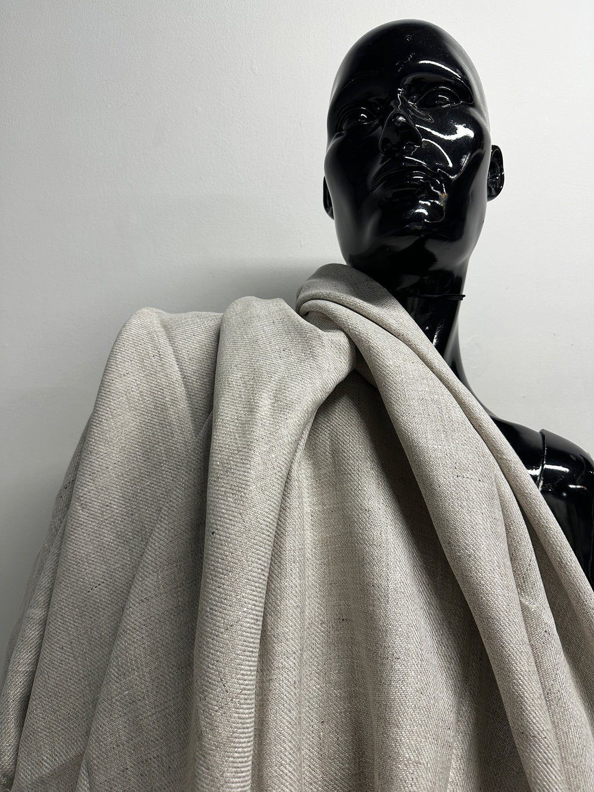 2 Yards BC Flax Melange Soft Drape Linen - N15 - L'Etoffe Fabrics LLC