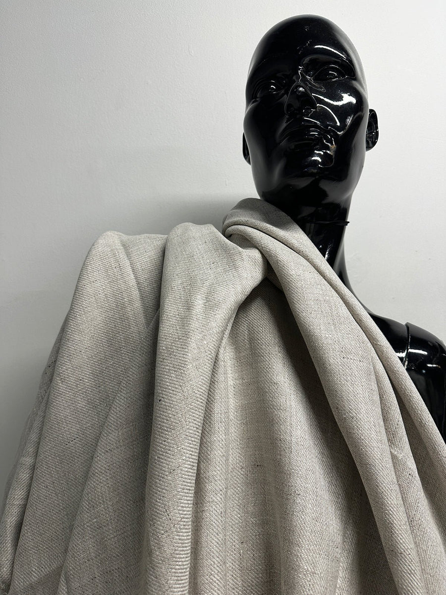 2 Yards BC Flax Melange Soft Drape Linen - N15 - L'Etoffe Fabrics LLC
