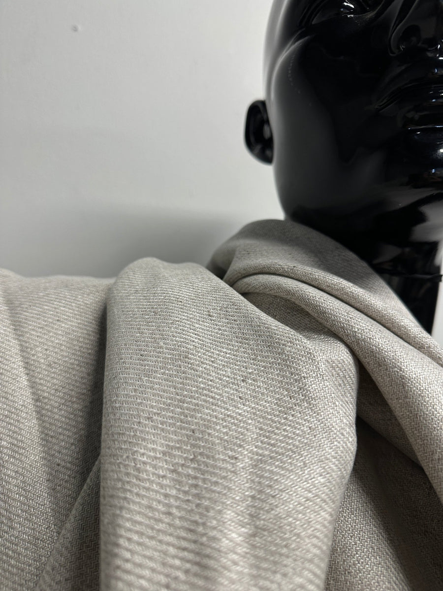 2 Yards BC Flax Melange Soft Drape Linen - N15 - L'Etoffe Fabrics LLC