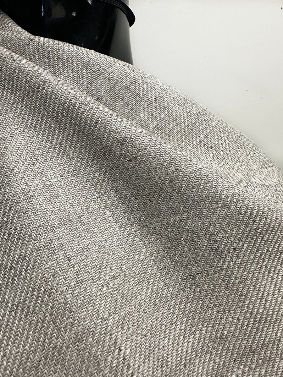 2 Yards BC Flax Melange Soft Drape Linen - N15 - L'Etoffe Fabrics LLC