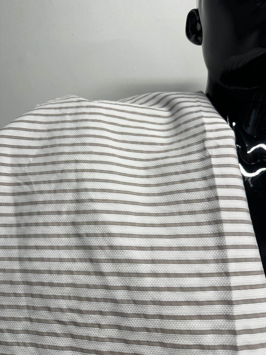 2 Yards Canclini Honeycomb Dobby Stripe - L'Etoffe Fabrics LLC