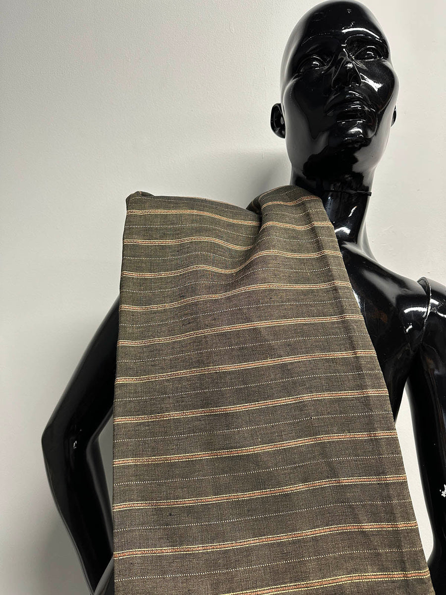 2 Yards Woven Stripe Linen Shirting - L'Etoffe Fabrics LLC