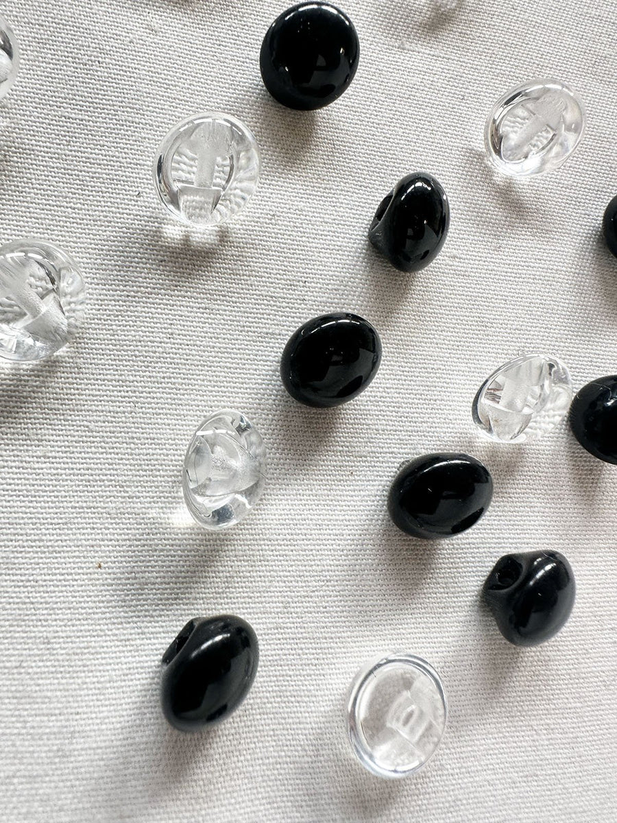 21 Half Dome Button Bundle 1/2" - L'Etoffe Fabrics LLC