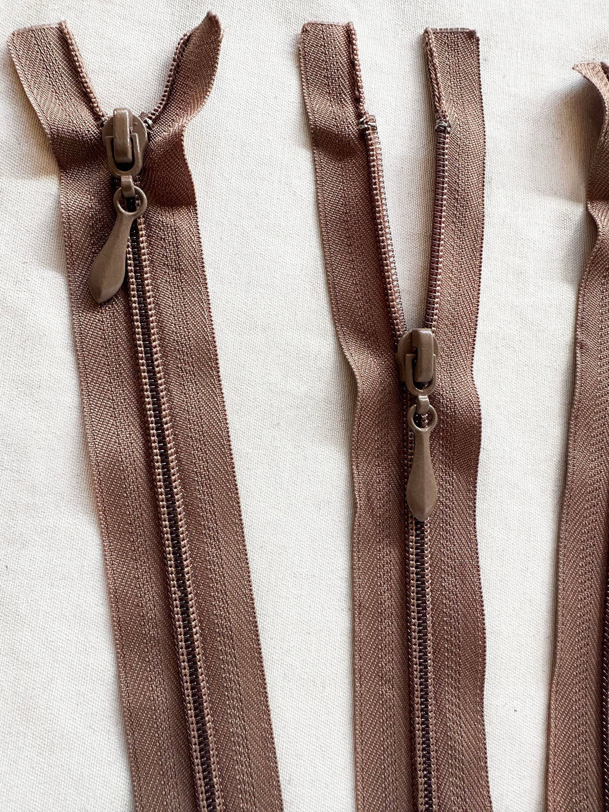 21" Tan Jacket Zipper Separating 5 - L'Etoffe Fabrics LLC
