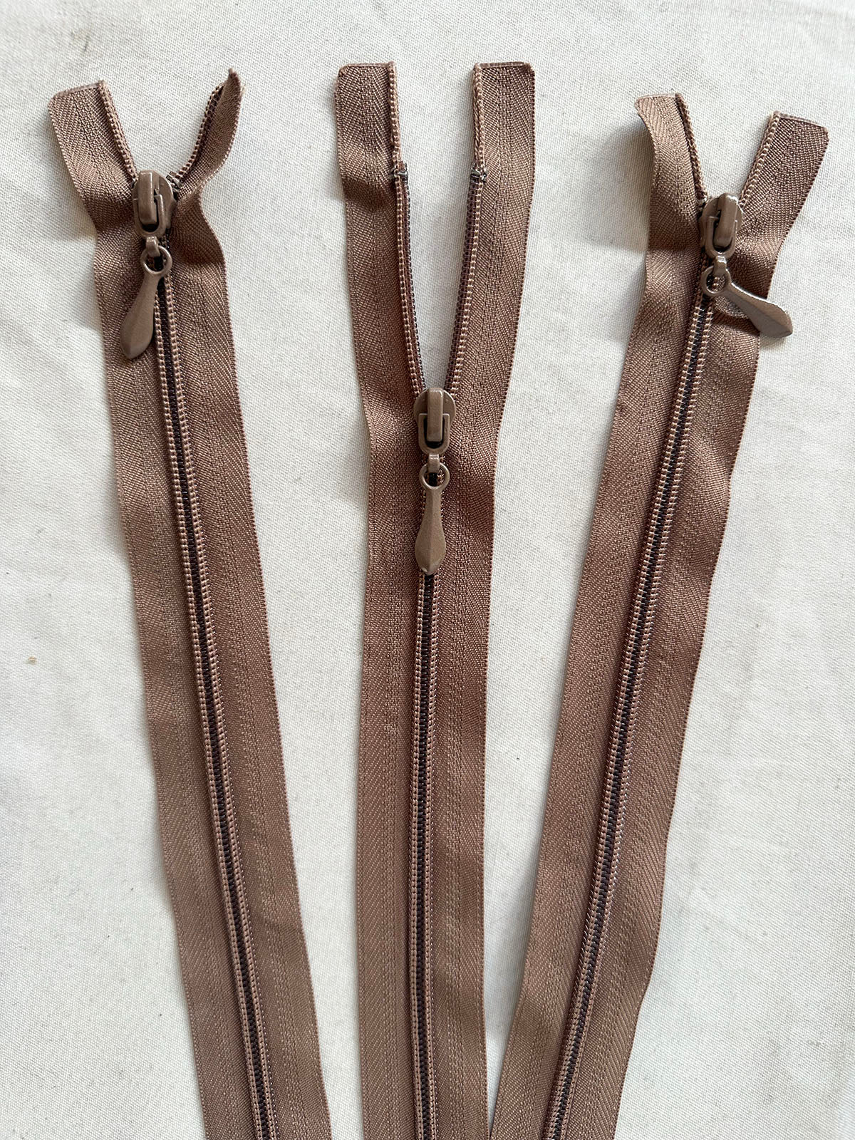 21" Tan Jacket Zipper Separating 5 - L'Etoffe Fabrics LLC