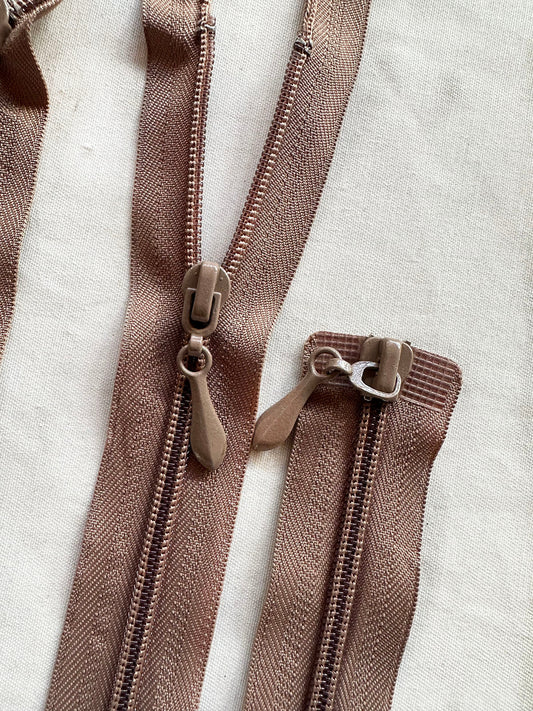 21" Tan Jacket Zipper Separating 5 - L'Etoffe Fabrics LLC