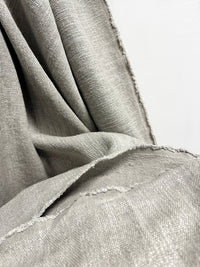 3 1/4 Yards Soft Grey Textured Home Dec Fabric - L'Etoffe Fabrics LLC