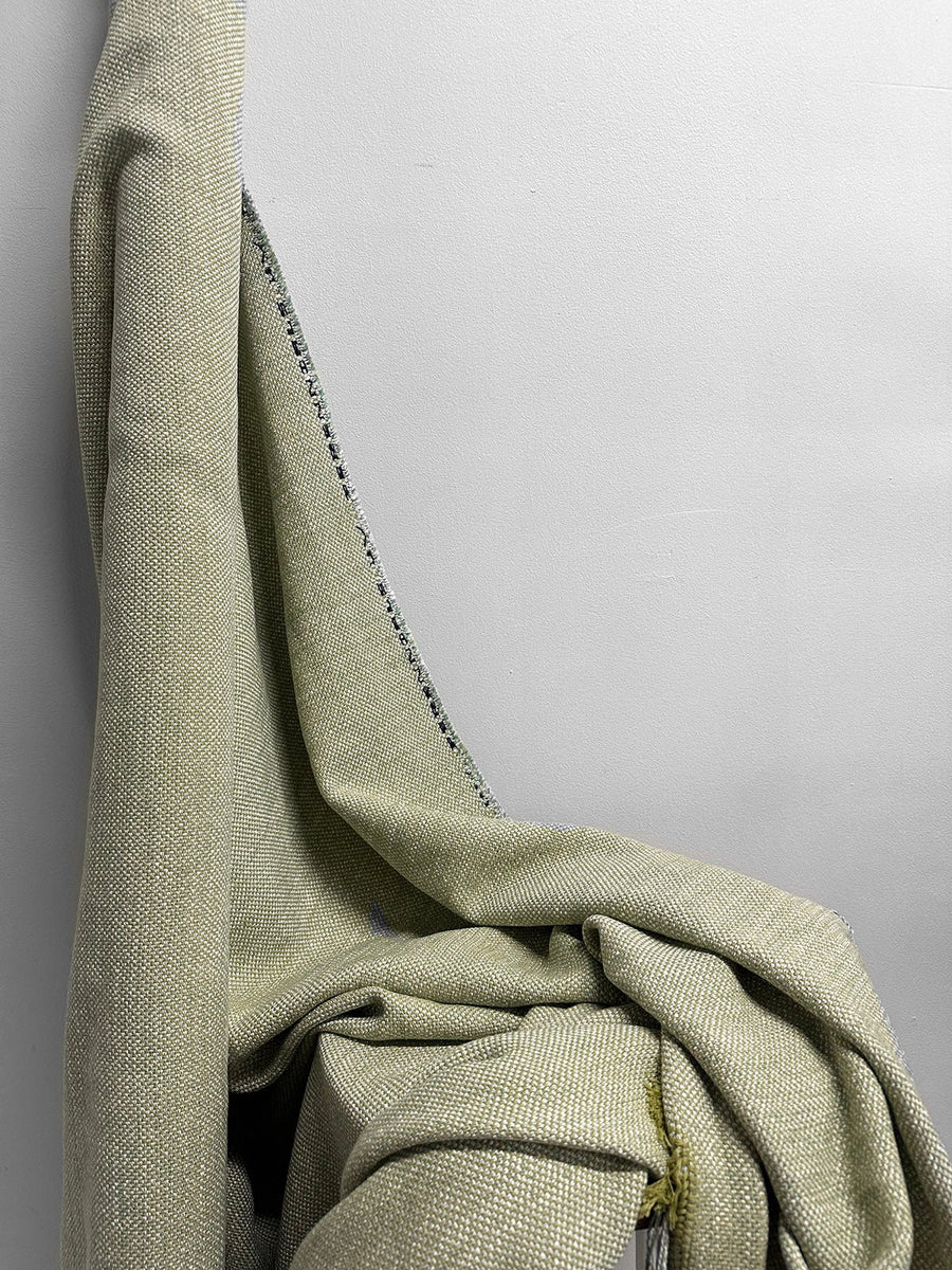 3 3/4 Yards Home Soft Cotton Basket Weave Avocado - L'Etoffe Fabrics LLC